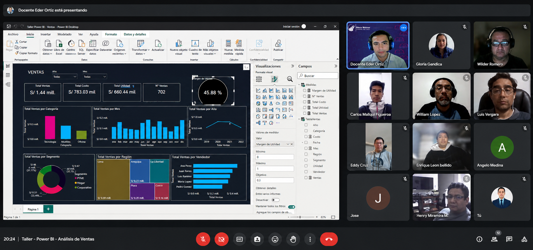 Sesión en vivo · Data Science / Power BI